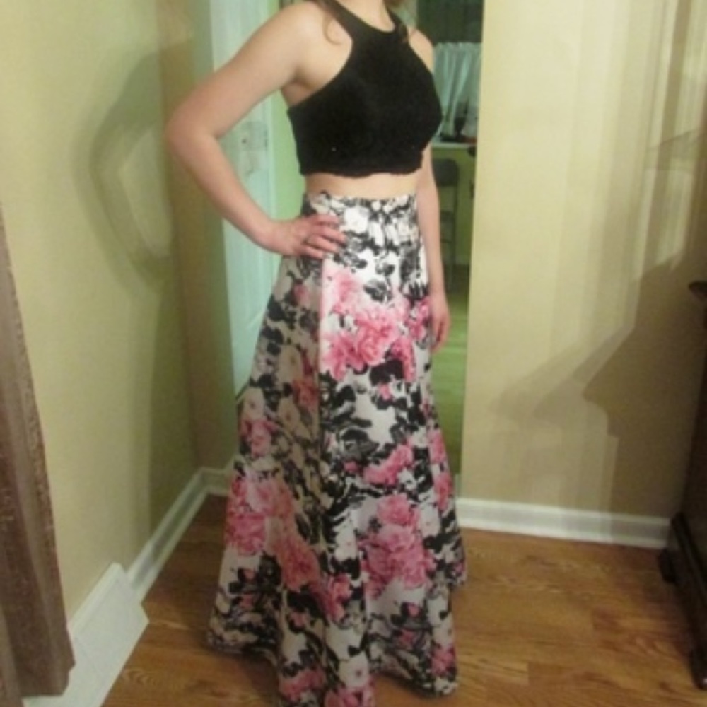 2 Piece Dress Floral print Dress